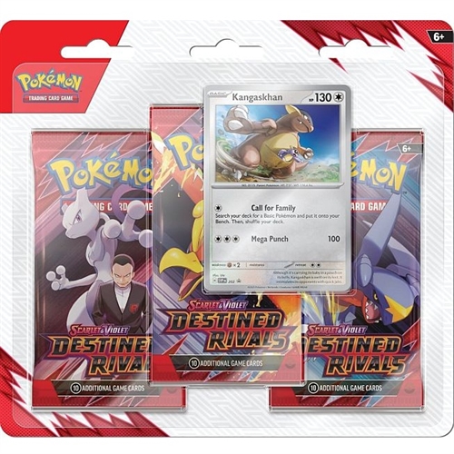 Destined Rivals - 3-Pack Blister - Zebstrika - Pokemon TCG (ENG)